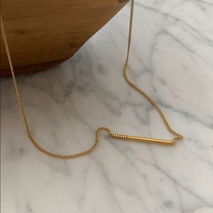 Madewell simple bar necklace